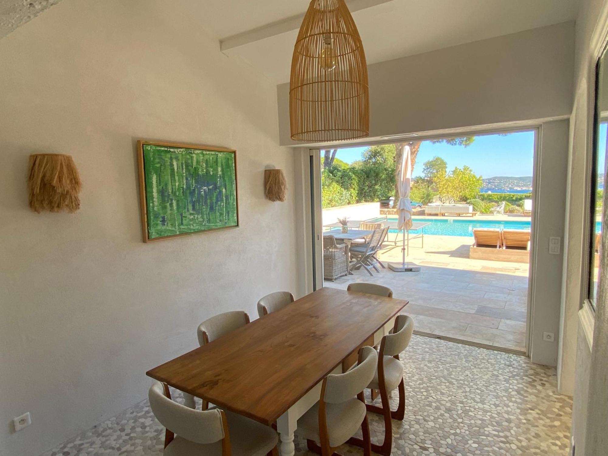 Lovely "Provence" Villa With Sea View, Private Heated Pool, Airco And Beautiful Garden Grimaud Bagian luar foto