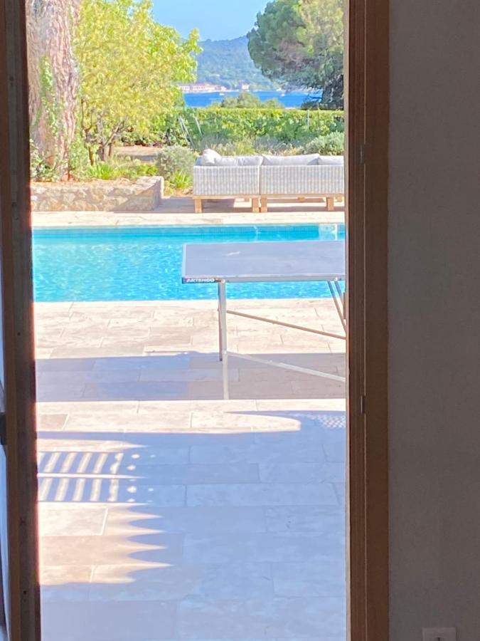 Lovely "Provence" Villa With Sea View, Private Heated Pool, Airco And Beautiful Garden Grimaud Bagian luar foto