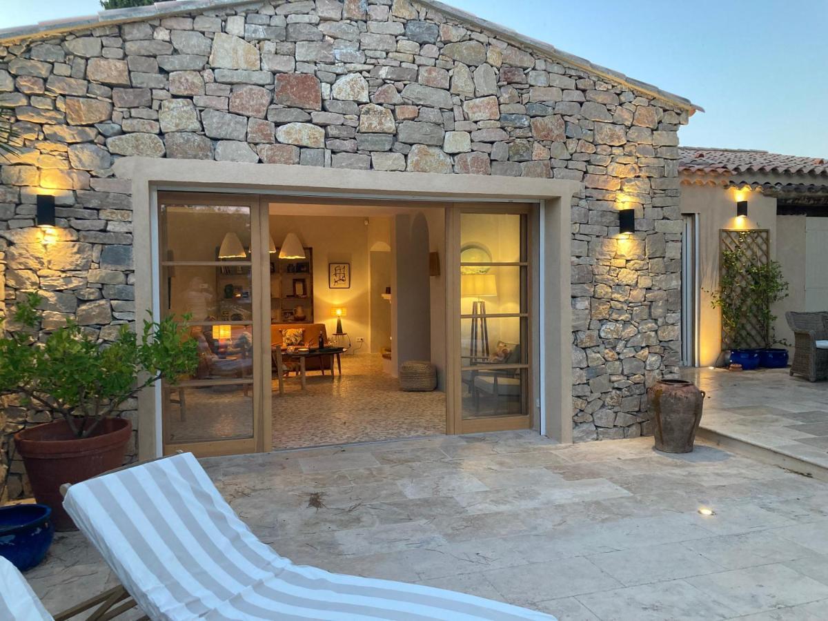 Lovely "Provence" Villa With Sea View, Private Heated Pool, Airco And Beautiful Garden Grimaud Bagian luar foto
